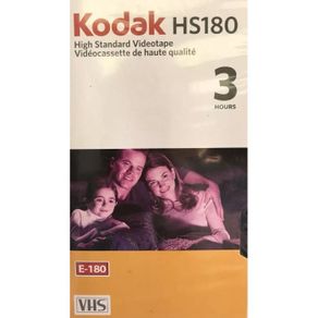 Kodak Hs180 Minute Blank Vhs Video Cassette Tapes High Standard 3 Hour