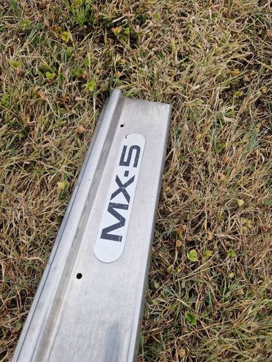 Mk1 Mazda mx5 chrome sill plates / kick plates / covers ( mx 5 mx-5 miata eunos roadster  )