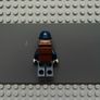 lego Lone Ranger tlr021 Cavalry Soldier minifigure - Backpack, Brown Eyebrows, Lopsided Open Mouth Smile, Stubble Image 2
