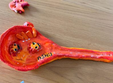 Incense Stick Holder made of clay