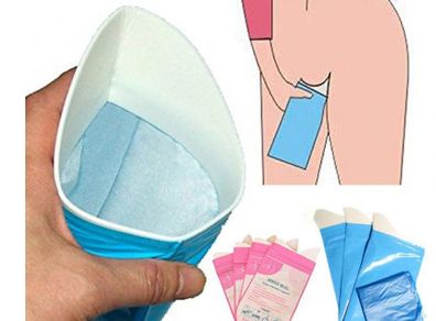 Unisex Outdoor Urine Prevent  Bags For Toilet Disposable Emergency Tool