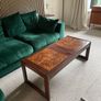 Mid century tile top coffee table Image 3