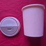 Small Pink Plastic 7inch Fliptop Food Waste Bin Image 5