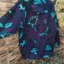 Vintage Polertec Winter purple and blue hooded zip up fleece Image 2