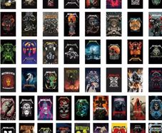 metallica stickers and more..read description