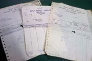 3 old billheads Irish Ropes Ltd Newbridge Kildare