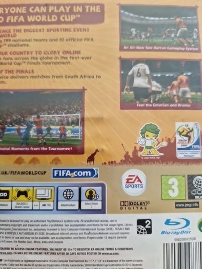 2010 Fifa World Cup South Africa PlayStation3 Ps3 Games Original
