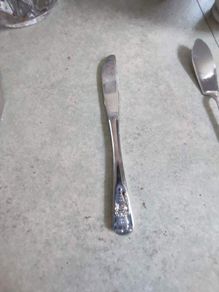 Small silver plated Butter Knife No.7.