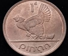 [#2646] - Ireland 1941 | Irish 1d | Irish One Penny  | KM.11 | MS