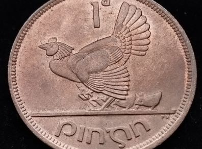 [#2646] - Ireland 1941 | Irish 1d | Irish One Penny  | KM.11 | MS