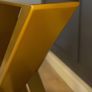 Set of 2 Hourglass-Shaped Gold Metal Legs Image 3