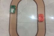 Happylands dirt track and 2 cars