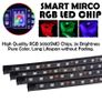 APP Controlled RGB 48-LED Glow Interior Kit Under Dash Neon Footwell Inside Seats Light Image 3