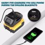 Adapter Converter DM18M Battery Adapter for DEWALT DCB200 DCB205 20V Lithium to MAKITA BL1830 Image 2