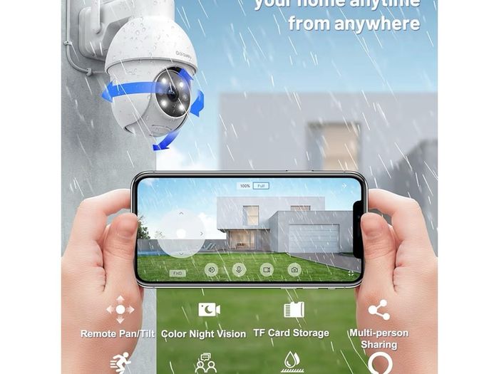 Security Camera - 2K Outdoor & Waterproof