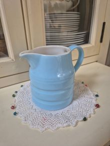 Beautiful Porcelain Duck Egg Blue Jug