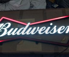 budweiser neon light