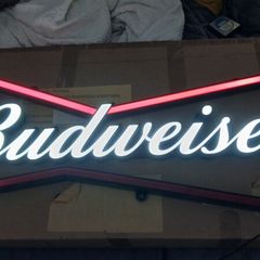 budweiser neon light