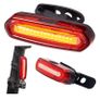 New USB Rechargeable Bike Bicycle Safety Rear Red LED Lamp Tail Light #1449 Image 6