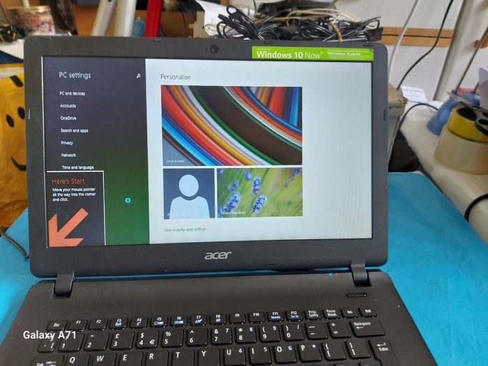 ACER Aspire ES 13 Model ES1-331-C7Z3. 4GB Ram, 32GB HDD, Windows 8, Intel Celeron CPU N3050, 1.6GHz. Chrome, VLC, etc