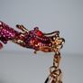 Keychain. Chinese Dragon. Pink Image 4