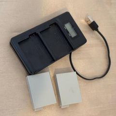 LP-E8 Battery for Canon EOS 550D 600D 700D With Charger - 2 Pieces
