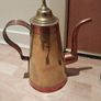 Unusual coffee pot brass & copper Image 2