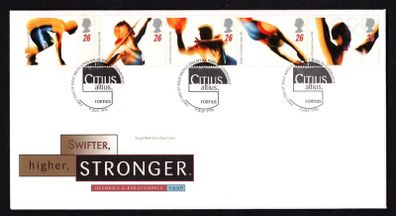 1996 Great Britain Olympics and Paralympics Commemorative Stamps Royal Mail Addressed First Day Cover (FDC)