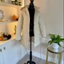 Ladies Oatmeal Hooded Coat from Vero Moda. Size Xs UK 6-8 / EU 34-36 Image 5