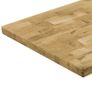 Table Top Solid Oak Wood Rectangular 44 mm 120x60 cm Image 5