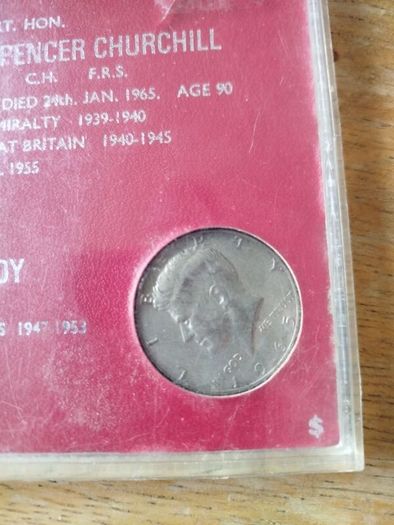 Coin Set JFK and Winston Churchill