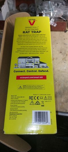 Rat Trap-Mod. M2 Victor Smart-Kill Wi-Fi Electronic