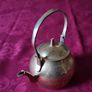 Vintage Solid Brass Decorative Small Tea Pot Ornament With Lid Image 3