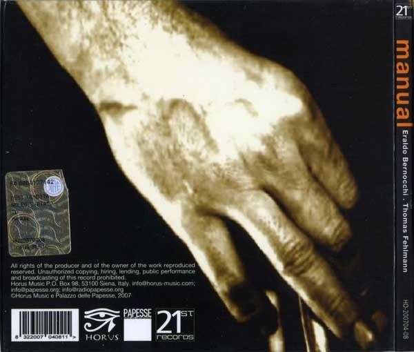 Eraldo Bernocchi / Thomas Fehlmann  |  MANUAL