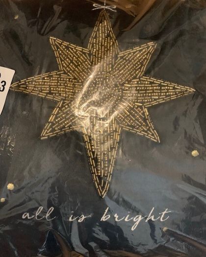 Navy Christmas Cushion