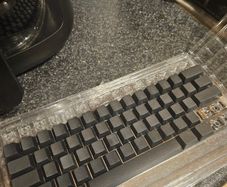 Blank PBT Black Keycaps for 68 Key keyboard