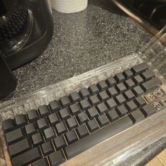 Blank PBT Black Keycaps for 68 Key keyboard