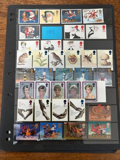 Stamp Collection Bundle GB Britain 1990-1999 MNH / FDC and more