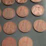 22 British Pre-Decimal Pennies (1904-1967) mixed monarchs Image 6