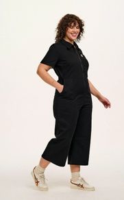 Lucy and Yak Ragan Jumpsuit Black UK24