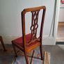 Set of 4 Vintage Solid Wood Dining Chairs Image 2