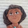 Disney Primark approx.18'' Moana Plush Doll Toy  Light Up Necklace Used Her neck is too loose Please see photos Image 3