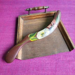 Vintage Crumb Tray & Brush