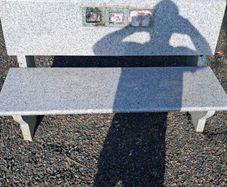 garden marble bench