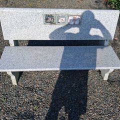 garden marble bench