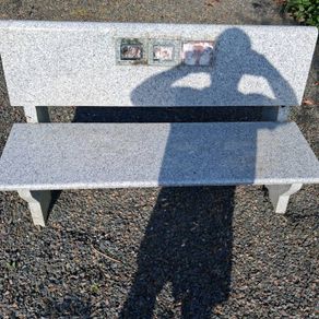 garden marble bench