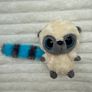 YooHoo and Friends Bush Baby Blue Grey Striped Tail Aurora Used Please see pictures Image 3