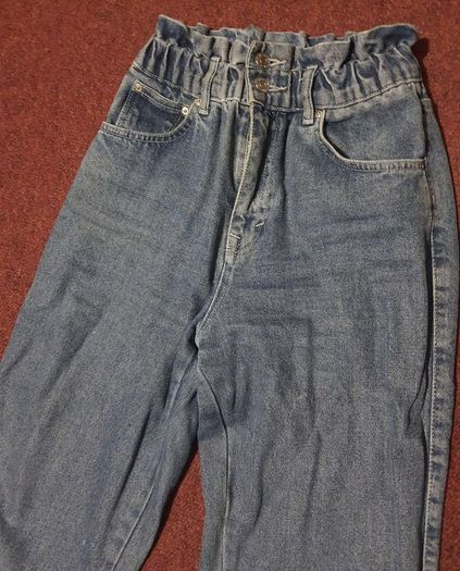 jeans, size uk 8 with elastic waist