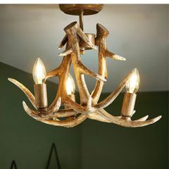 2 Antler chandelier Next