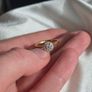 0.50ct Diamond Cluster Engagement Ring 18ct Gold Size K Hallmarked Image 10